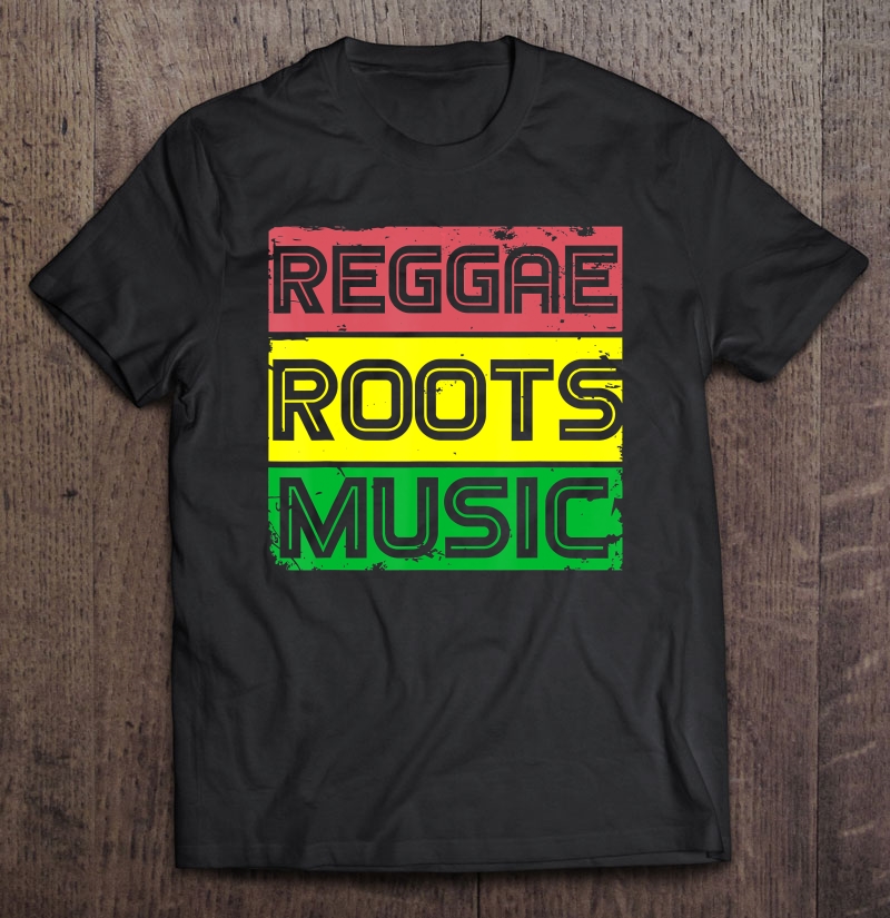 Jamaican Reggae Roots Music Rasta Flag Shirt