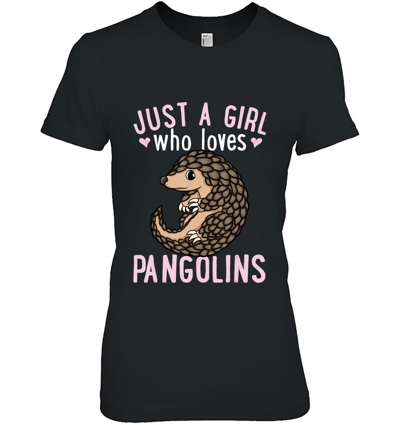 Just A Girl Who Loves Pangolins Kawaii Save The Pangolin Hoodie