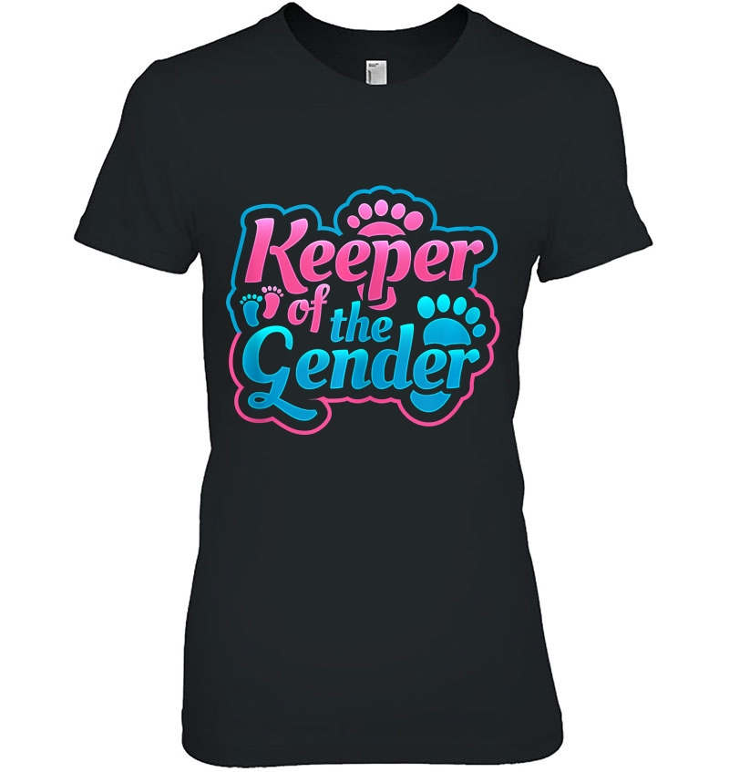 Keeper Of The Gender Reveal Baby Shower Party Hoodie