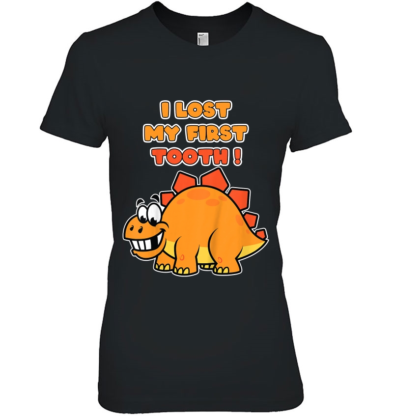 Kids I Lost My First Tooth - Cute Dinosaurs Ladies Tee