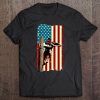 Lineman American Flag Shirt Electric Cable Lineman Tee