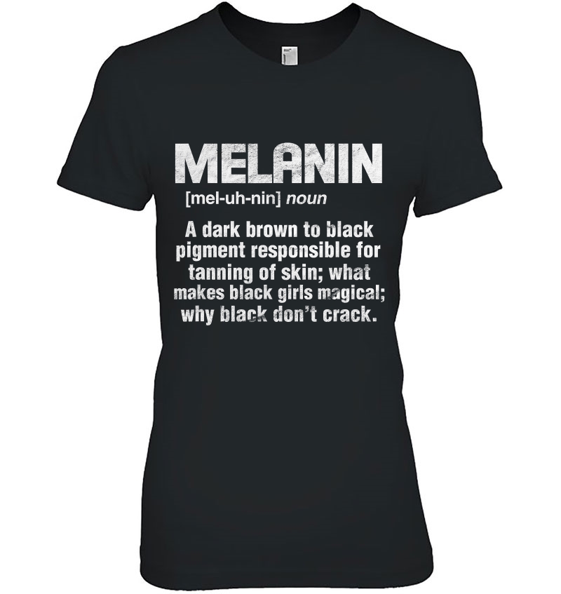 Melanin Definition Black Pride African American Afro Hoodie