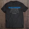 Mens Electrician Funny Electrician Definition Tee