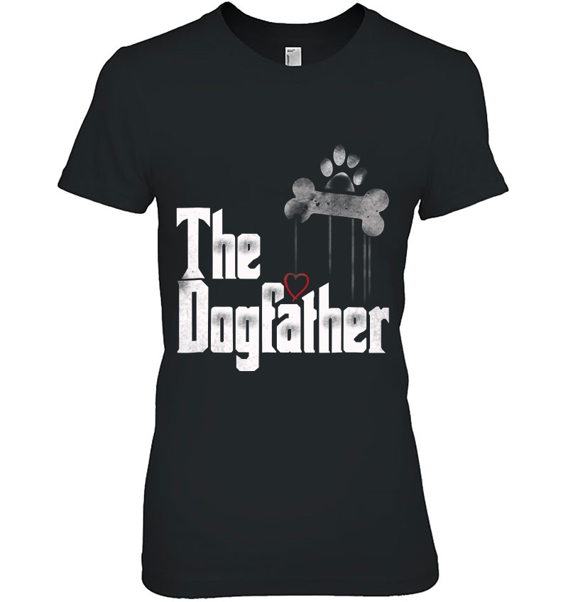 Mens The Dogfather Shirt Dad Dog , Funny Father's Day Hoodie