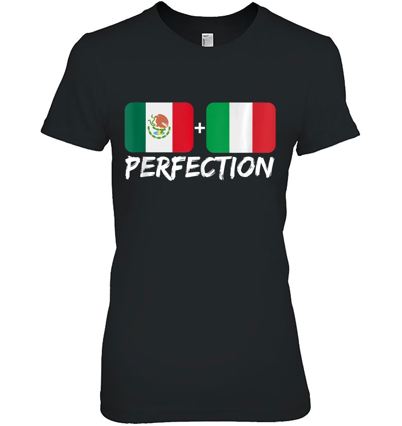 Mexican Plus Italian Perfection Mix Heritage Flag Hoodie