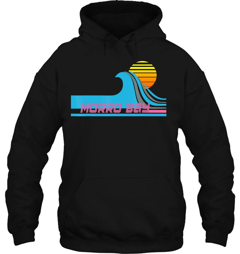 Morro Bay Retro 80S Style Surf Tee Mugs