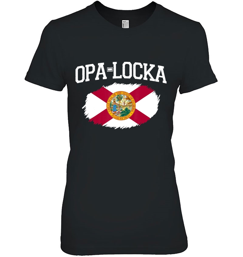 Opa-Locka Fl Florida Flag Vintage Usa Sports Men Women Hoodie