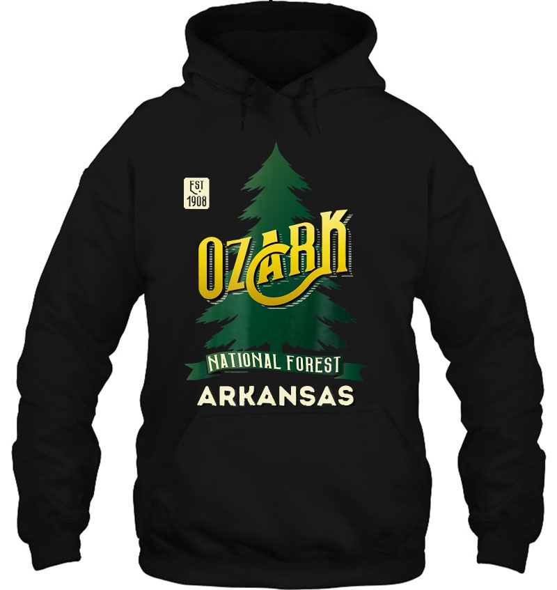 Ozark National Forest Retro Logo Shirt Hoodie