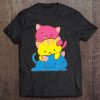 Pansexual Kawaii Cat Anime Art Cute Pan Pride Tee