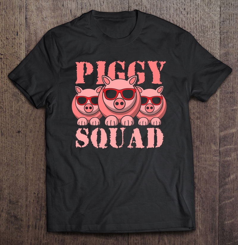 Pigs Lover Pink Animal Piggy Squad Funny Gift Idea For Men Shirt