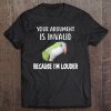 Quaker Parrot, I'm Louder Quaker Tee