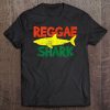 Reggae Shark Jamaica Flag Rasta Vacation Summer Gift Tee