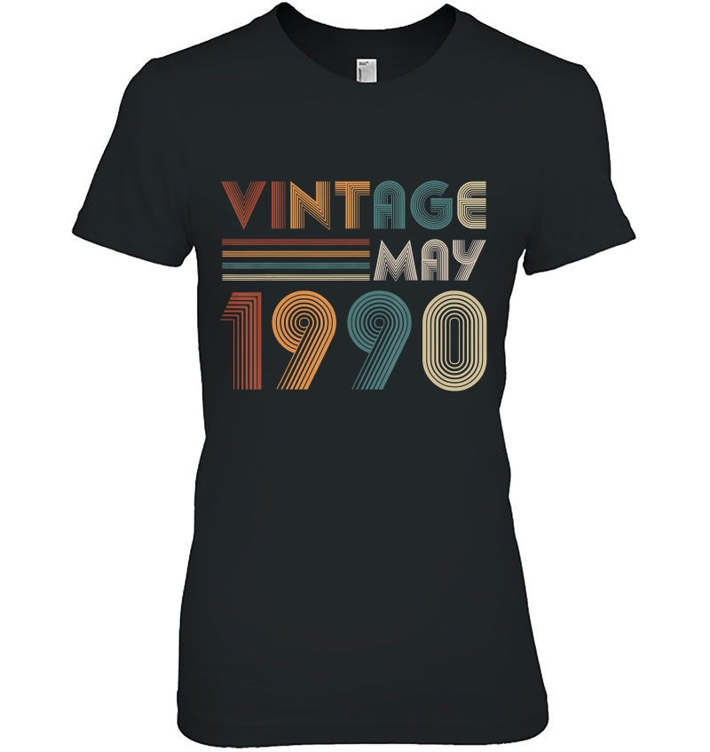 Retro Vintage May 1990 30Th Birthday Gifts Tee Hoodie