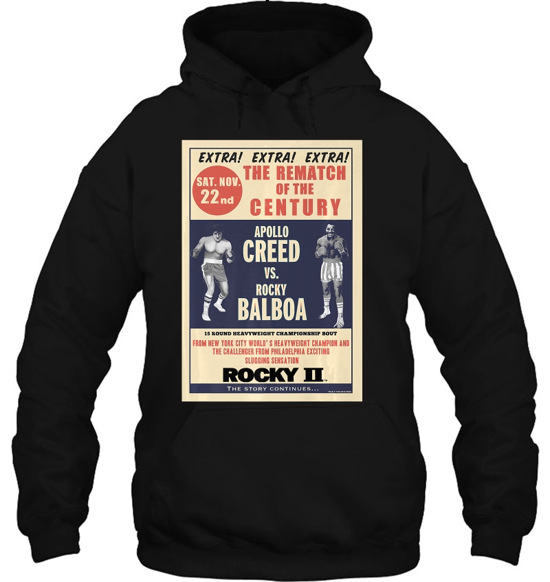 Rocky Creed Vs Balboa Rematch Of The Century Poster Premium Mugs