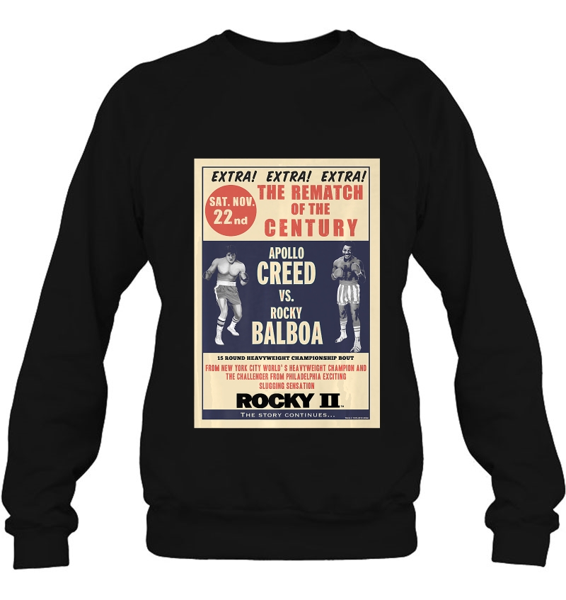 Rocky Creed Vs Balboa Rematch Of The Century Poster Premium Mugs