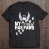 Schnauzer Dog Shirt My Angel Has Paws Love Memorial Mom Dad Tee