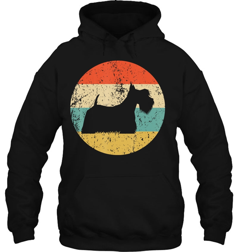 Scottish Terrier Shirt - Vintage Retro Scottie Dog Hoodie