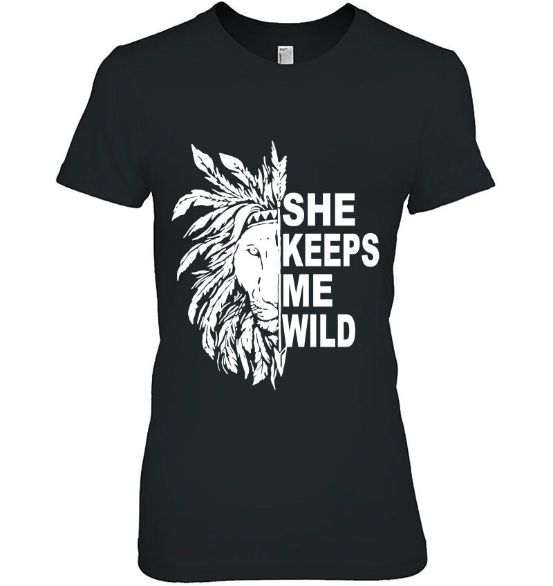 She Keeps Me Wild Lion Pullover Hoodie