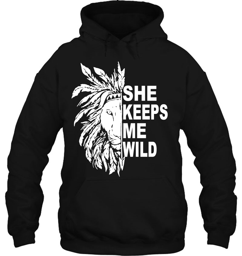 She Keeps Me Wild Lion Pullover Mugs