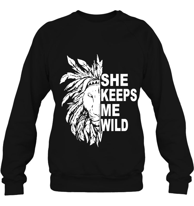 She Keeps Me Wild Lion Pullover Mugs