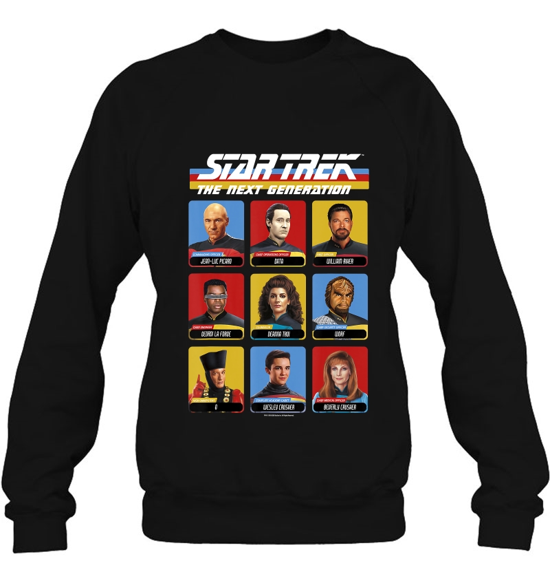 Star Trek Next Generation 9 Cast Members Mugs