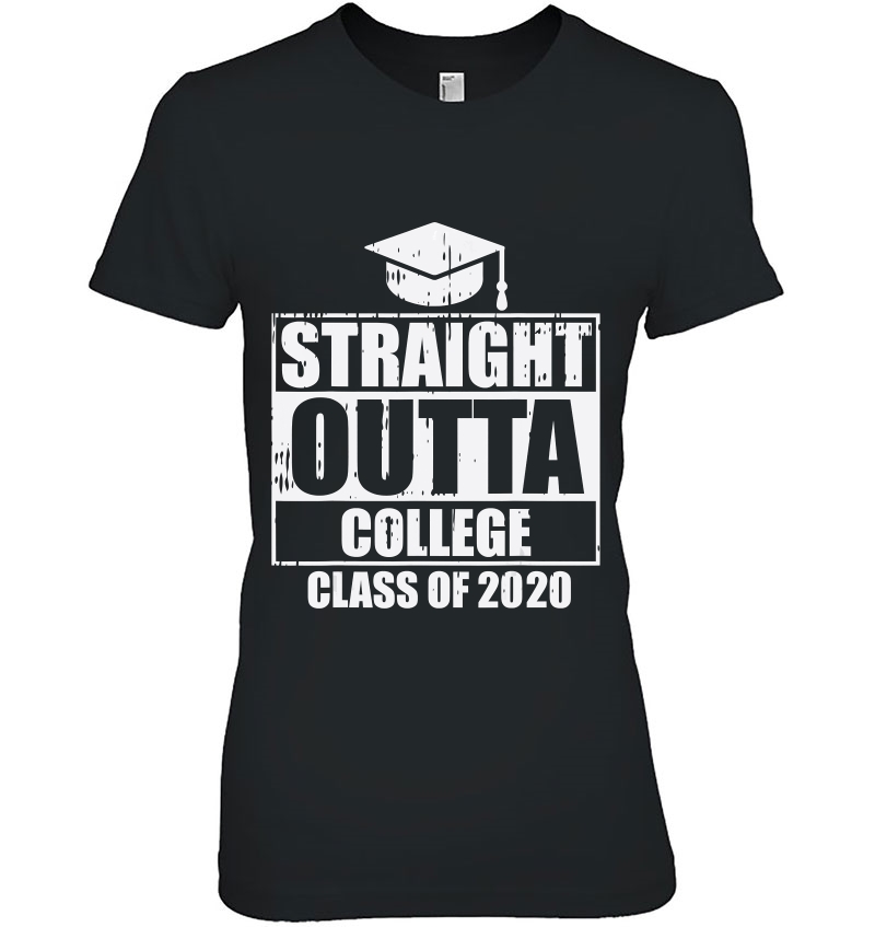 Straight Outta College 2020 Future Graduate Graduation Gift Hoodie