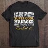 Super Cool Manager Tshirt Funny Gift Tee