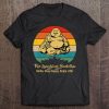 The Laughing Buddha Smiling Vintage Distressed Retro Design Tee