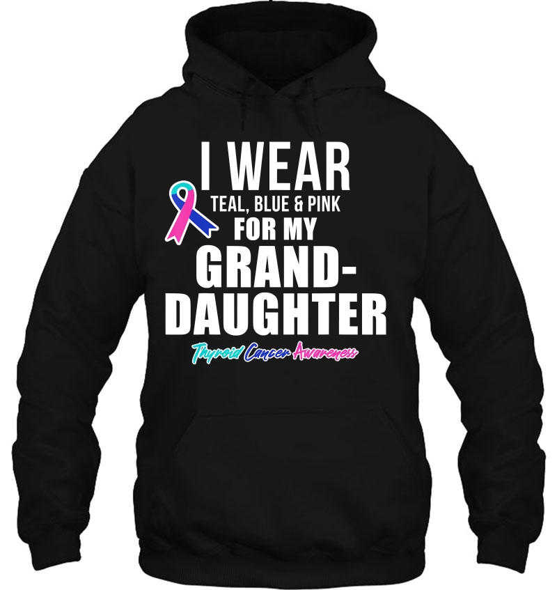 Thyroid Cancer Shirt For Granddaughter Awareness Products Mugs