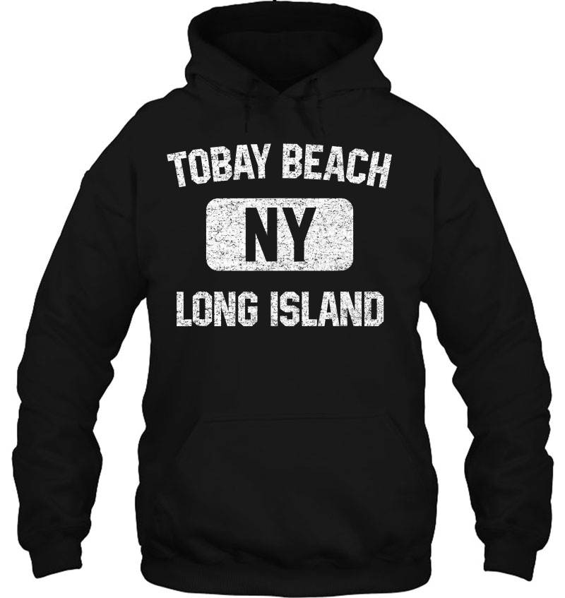 Tobay Beach Long Island Ny Gym Style Distressed White Print Mugs