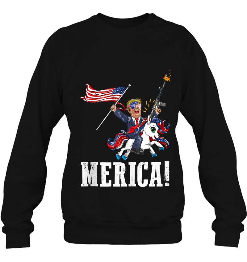 Trump 2Nd Ammendment Gun Rights American Flag Unicorn Merica Mugs