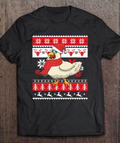 Ugly Christmas Chicken Tee