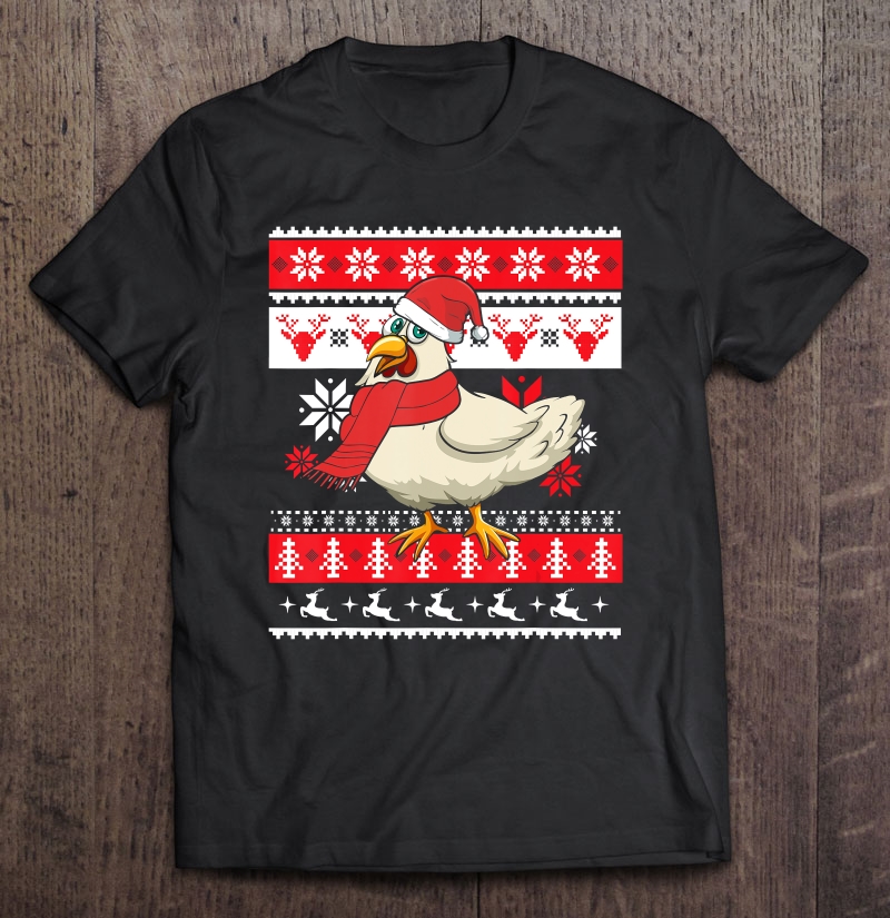 Ugly Christmas Chicken Shirt