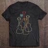 Ukulele Gift Uke Silhouettes Tee