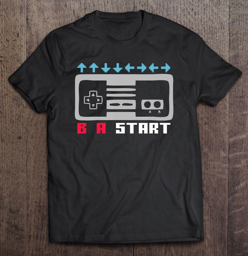 Video Game Lover Retro Cheat Code Men Boys Teen Kid Dad Gift Shirt