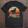 Vintage 25Th Birthday Gift Magical Since 1995 Bday Party Tee