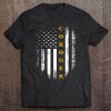 Vintage American Usa Flag Coroner Cool Gift Tee