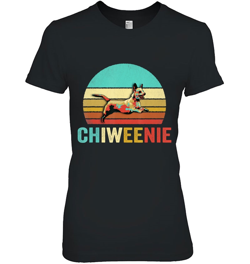 Vintage Chiweenie Shirt Dog Sunset Hoodie