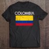 Vintage Colombia Colombian Flag Pride Tee