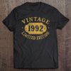 28 Years Old 28Th Birthday Anniversary Gift Limited 1992 Tee