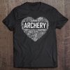 Archery Lover Heart Archer Gift Tee