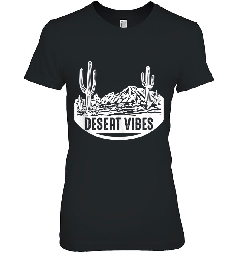 Arizona Desert Vibes Cactus Vacation Souvenir Gift Tank Top Ladies Tee