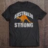 Australia Strong Kangaroo Aussie Lover Pray For Australia Tank Top Tee