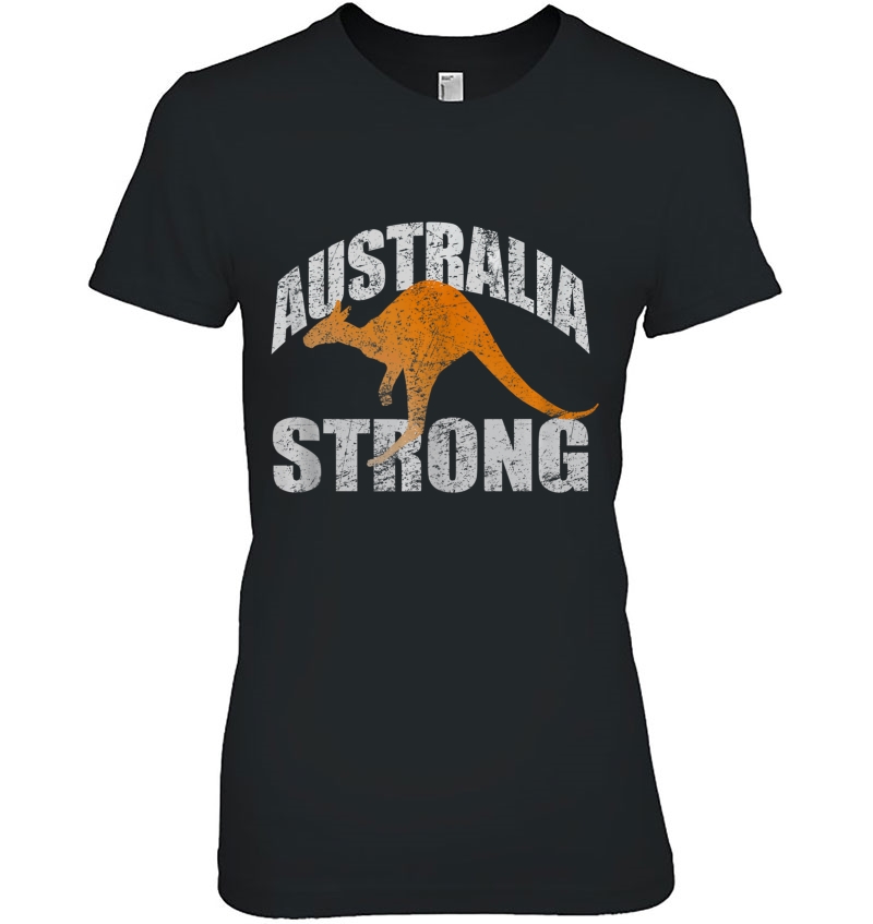 Australia Strong Kangaroo Aussie Lover Pray For Australia Tank Top Hoodie