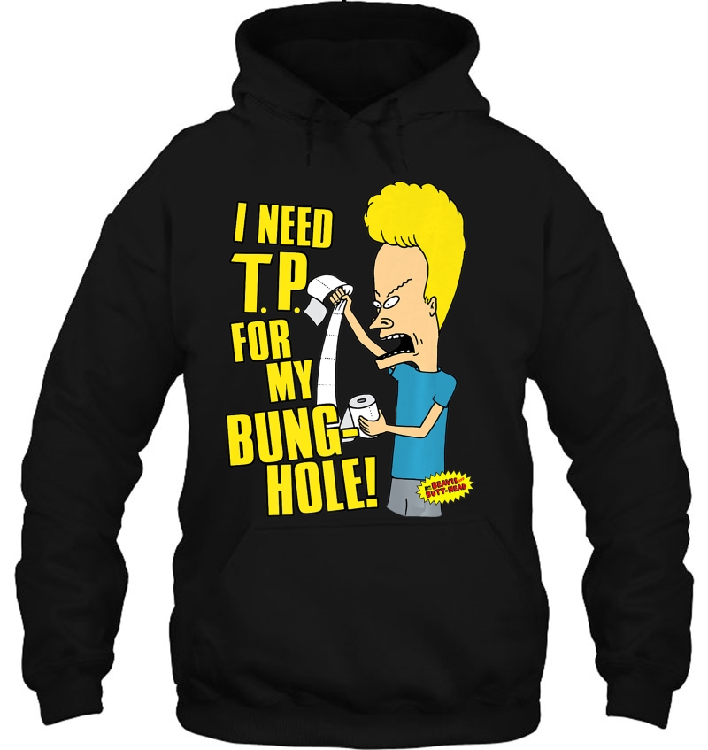Beavis And Butt-Head I Need T.P. For My Bung-Hole Premium Hoodie