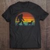 Bigfoot Walking Labrador Sasquatch Labrador Dog Lover Gift Tee