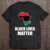 Black Lives Matter In Pan African Colors Tee Tee