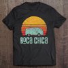 Boca Chica Texas Beach Hippie Van Retro Surfer Tee