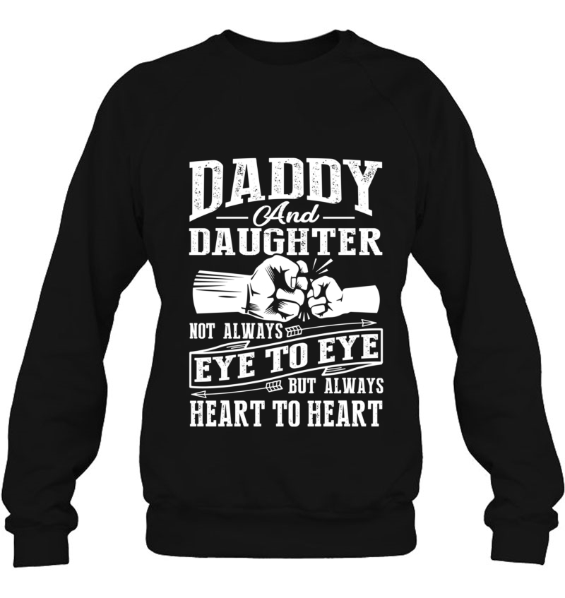 Daddy And Daughter Not Always Eye To Eye But Heart Mugs