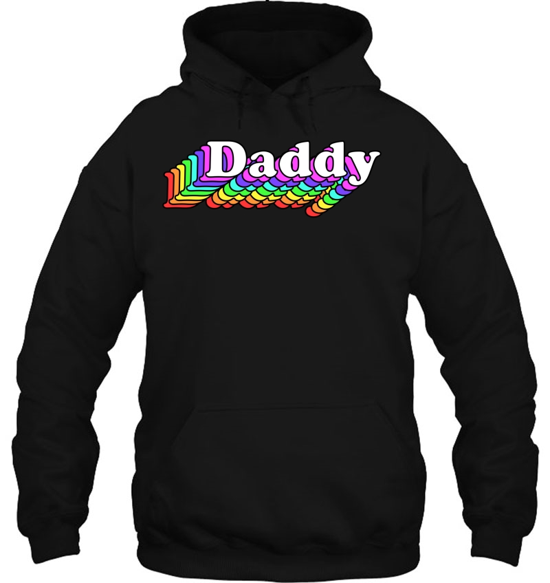 Daddy, Gay Daddy Bear, Retro Lgbt Rainbow, Lgbtq Pride Pullover Mugs